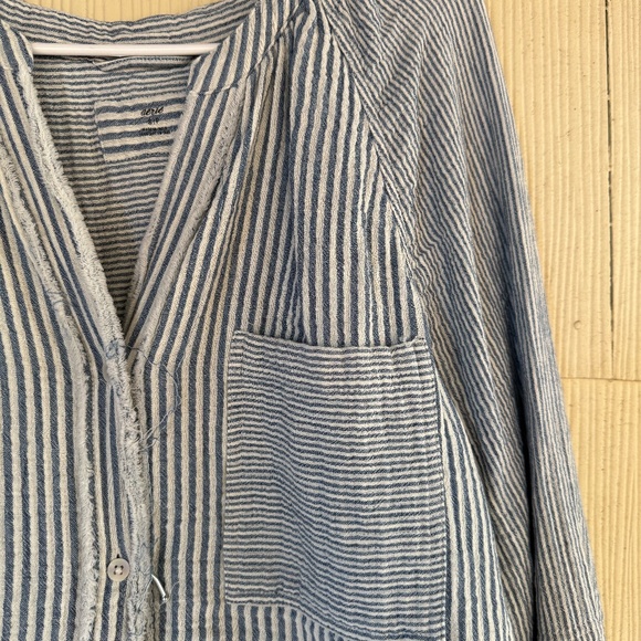 Aerie Daybreak Button Down and Trouser Set - Picture 2 of 9